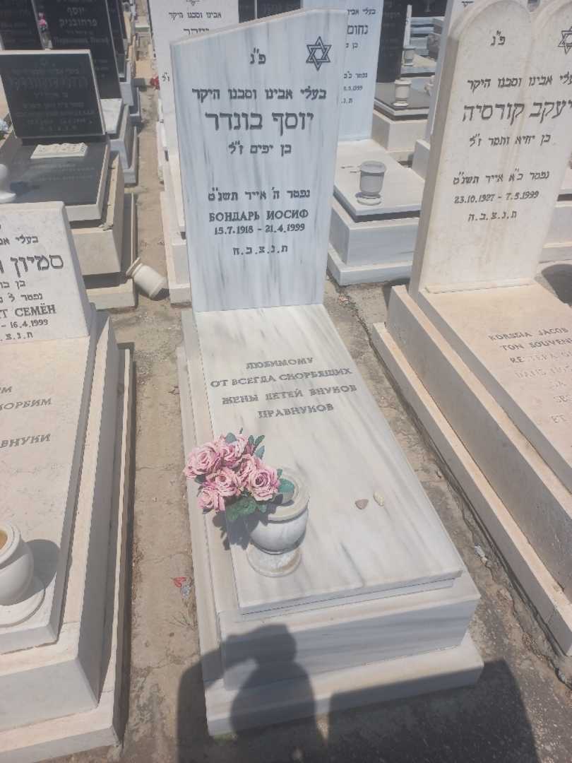קברו של יוסף בונדר