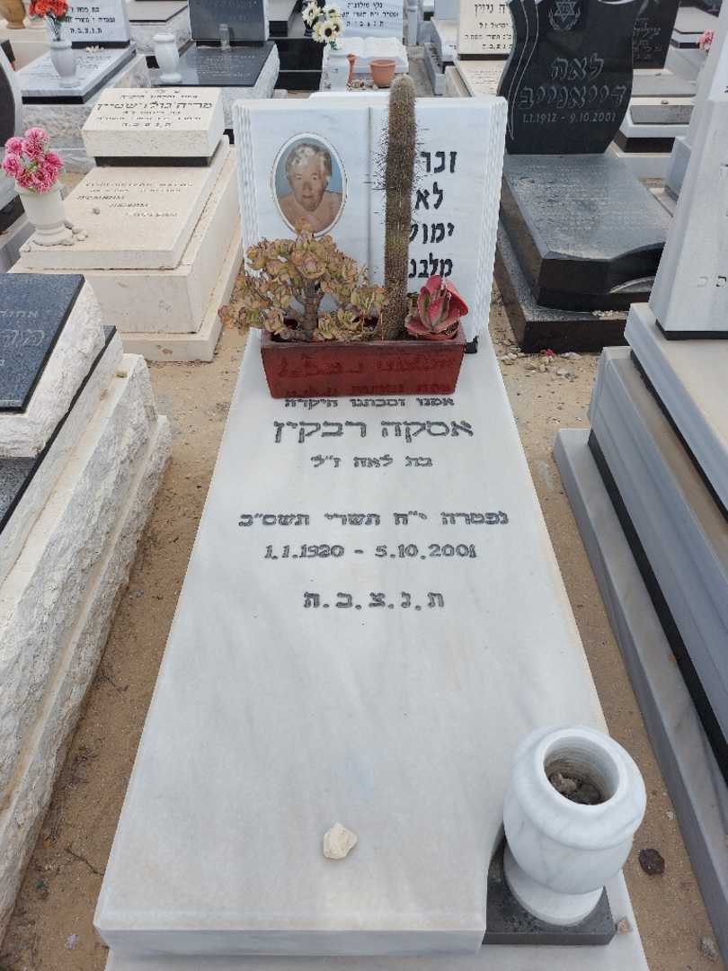 קברו של אסקה רבקין. תמונה 1