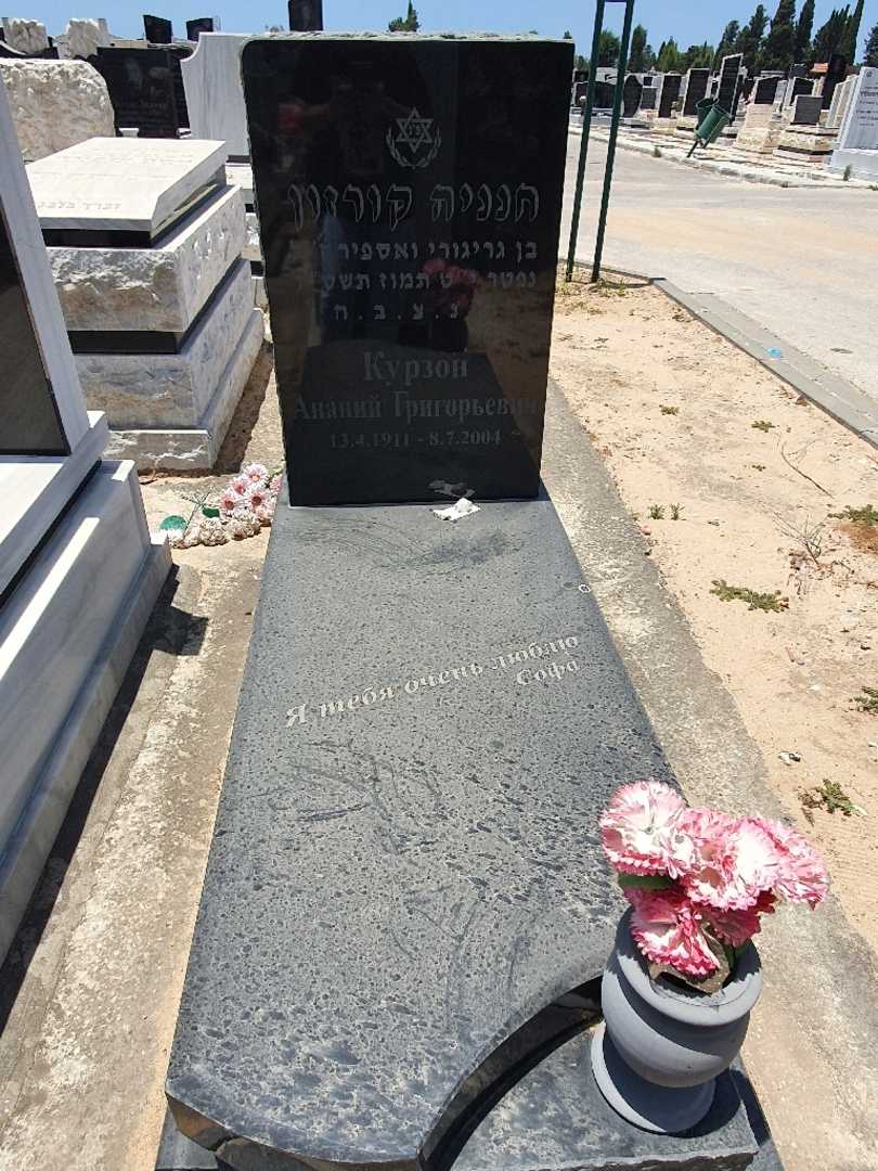 קברו של חנניה קורזון