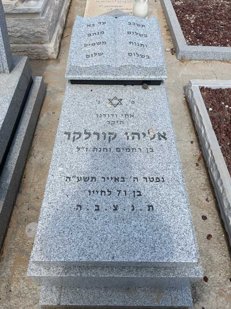 קברו של אליהו קורולקר