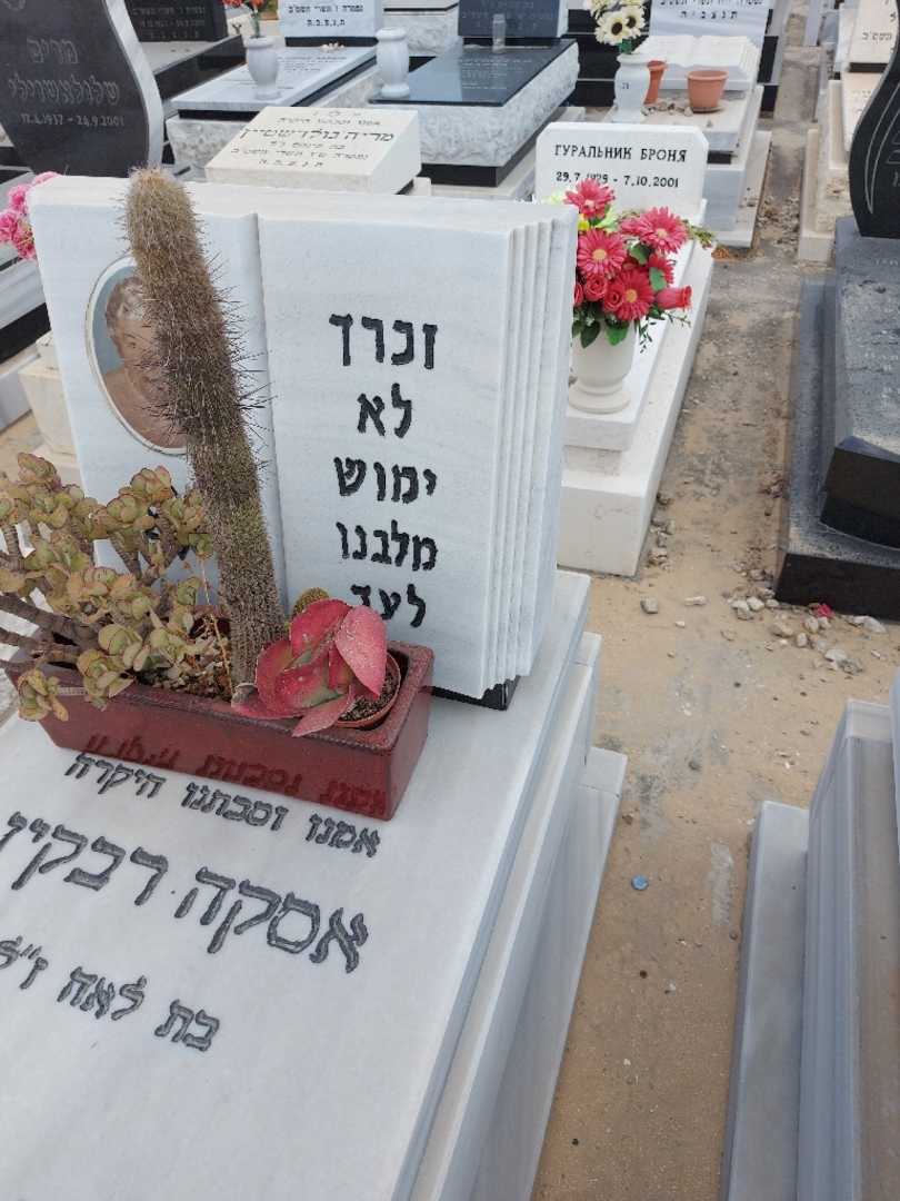 קברו של אסקה רבקין. תמונה 2