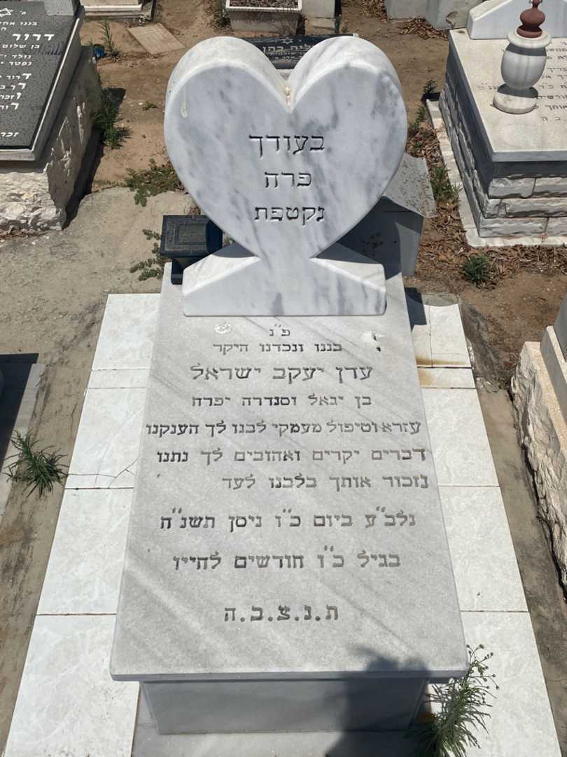 קברו של עדן יעקב ישראל