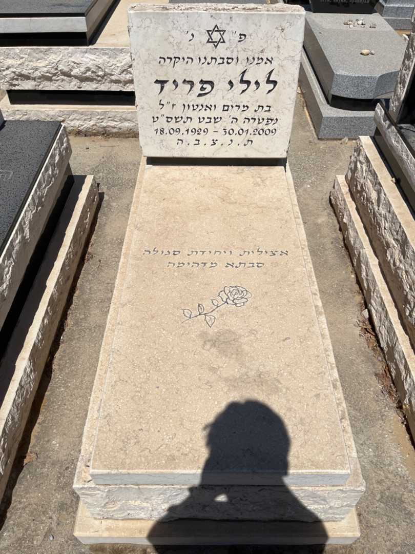 קברו של לילי פריד