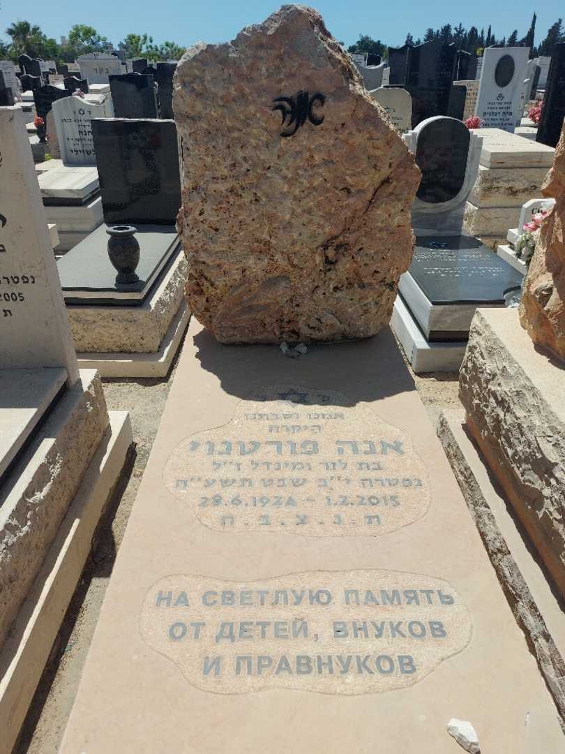 קברו של אנה פורטנוי