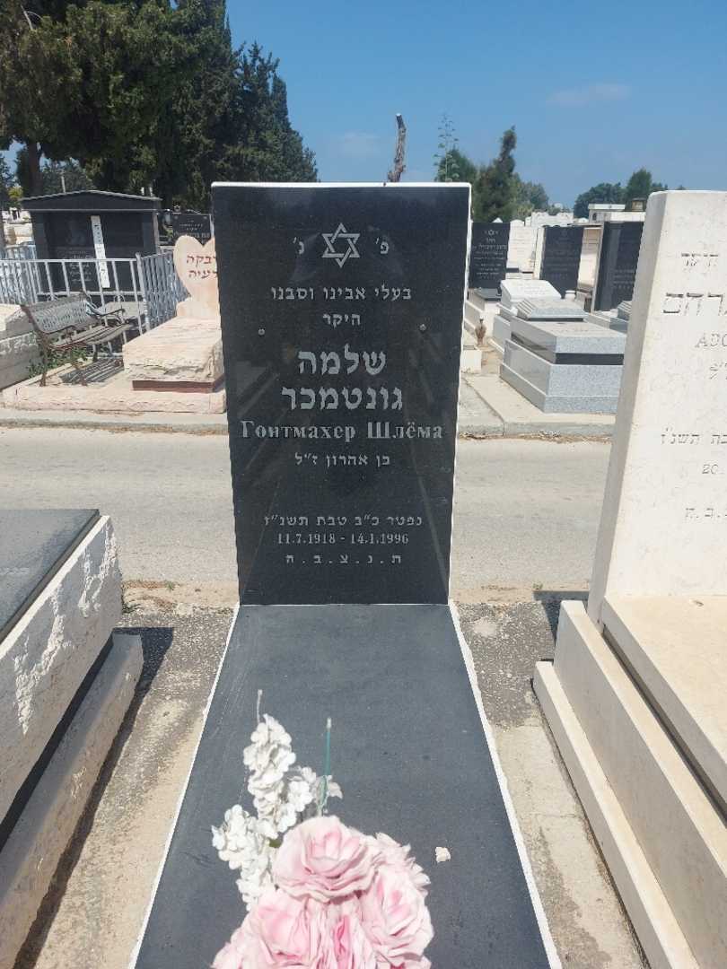 קברו של שלמה גונטמכר