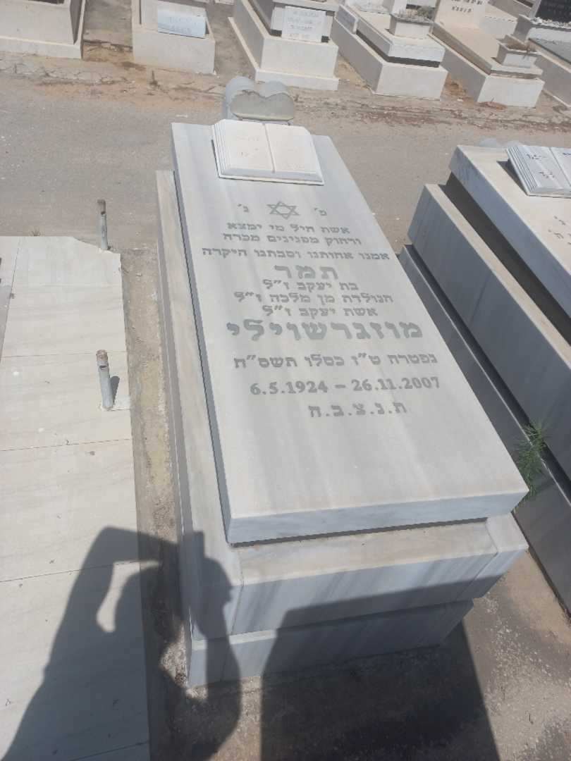 קברו של תמרה מוזגורשוילי