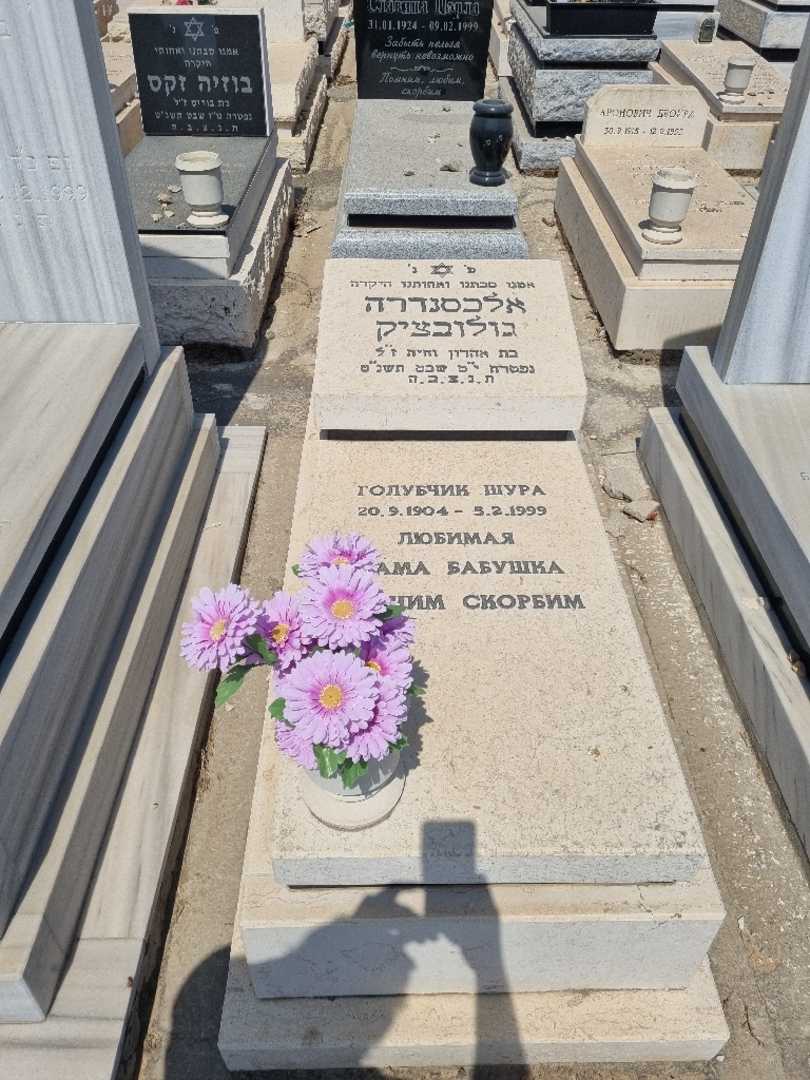 קברו של אלכסנדרה גולובצ'יק