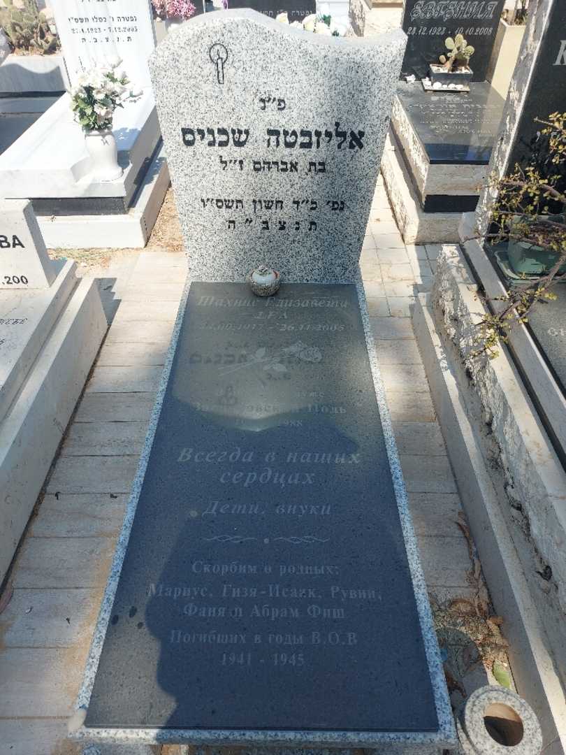 קברו של אליזבת שכניס