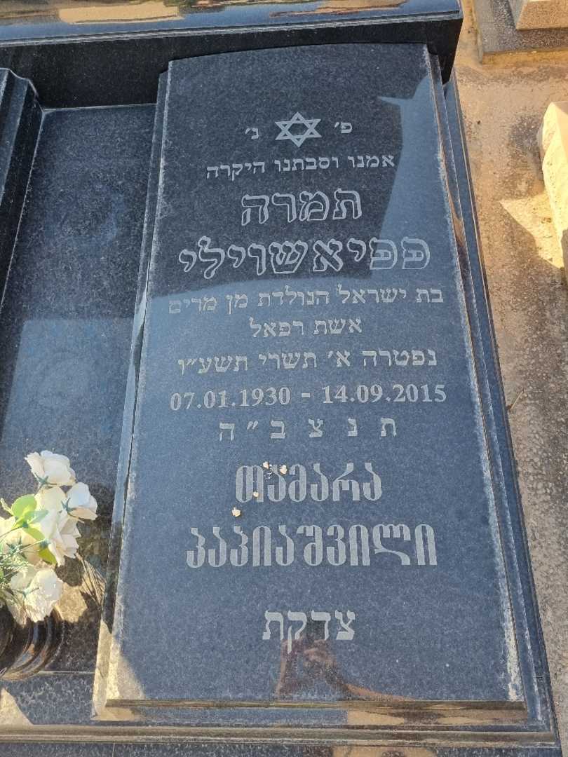 קברו של תמרה פפיאשוילי. תמונה 2