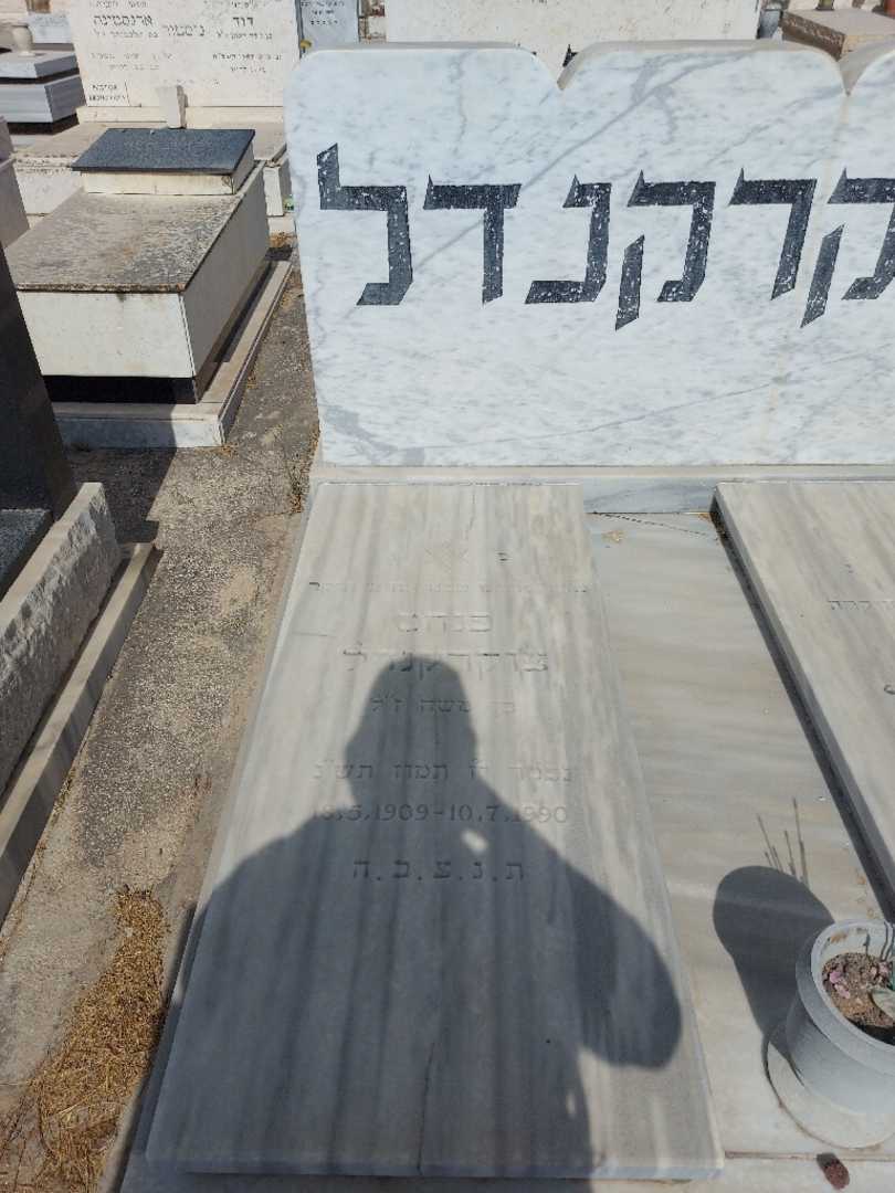 קברו של פנחס צוקרקנדל. תמונה 1