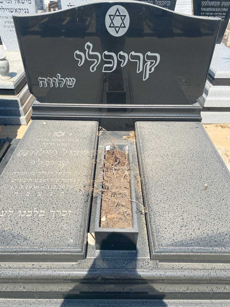 קברו של שלוה "שלווה" קריכלי. תמונה 1