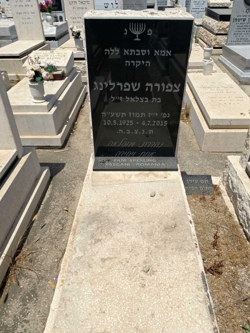 קברו של צפורה שפרלינג