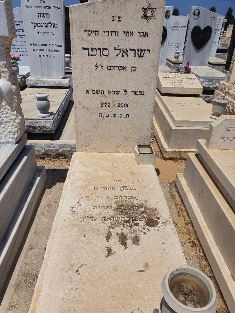 קברו של ישראל סויפר