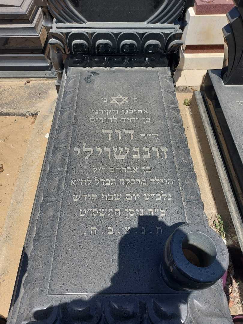 קברו של דוד זוננשוילי. תמונה 2
