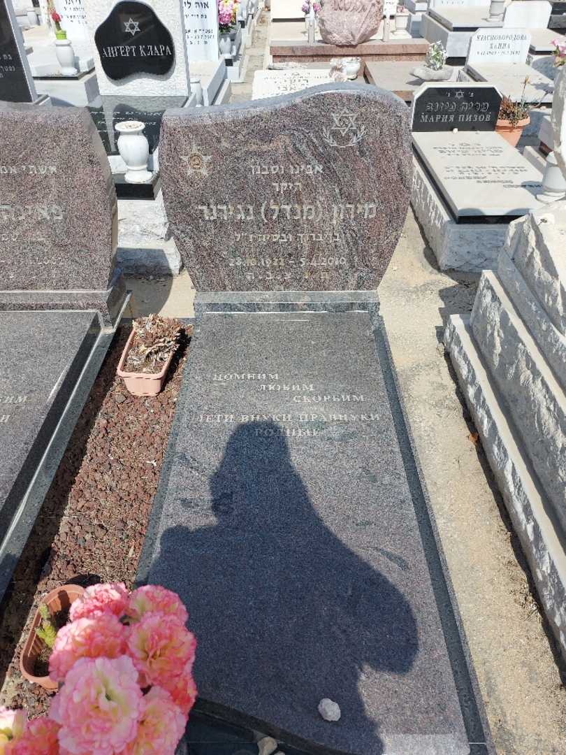 קברו של מידון "מנדל" נגידנר. תמונה 1