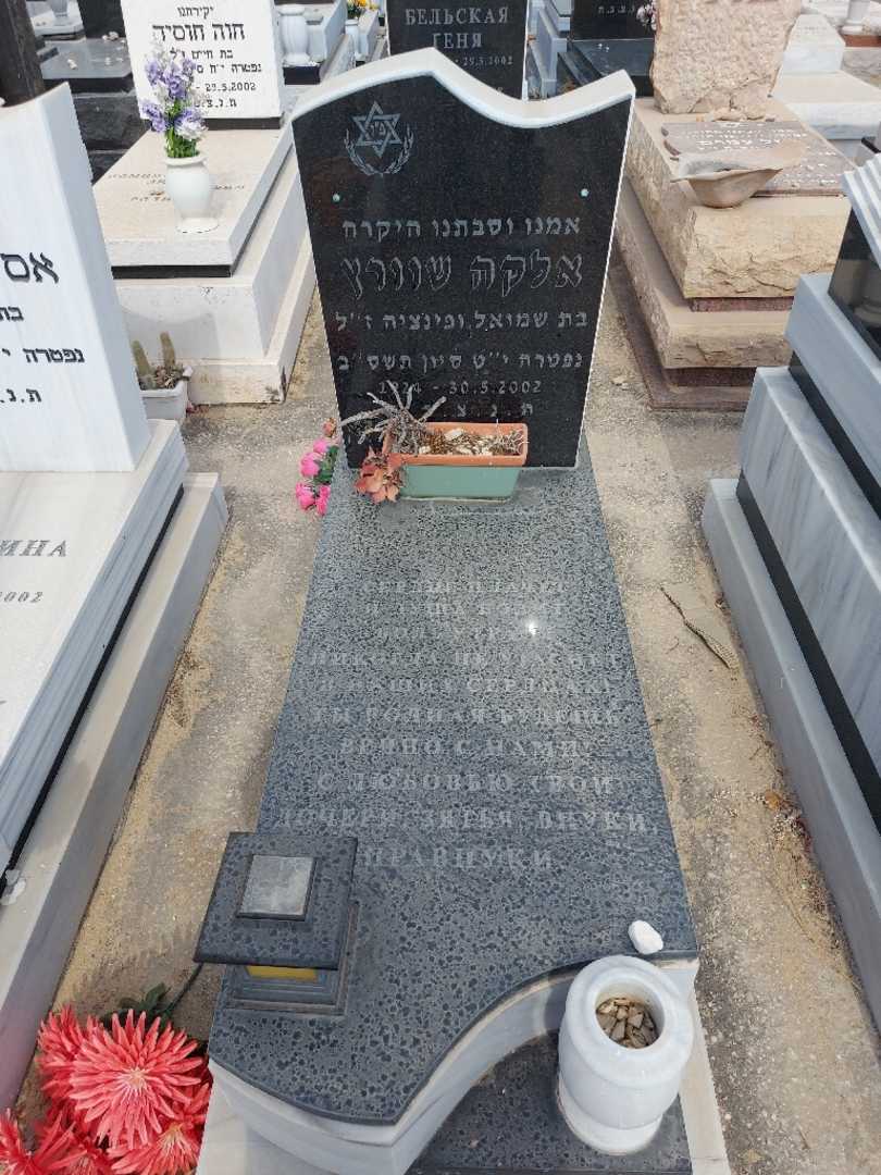 קברו של אלקה שוורץ
