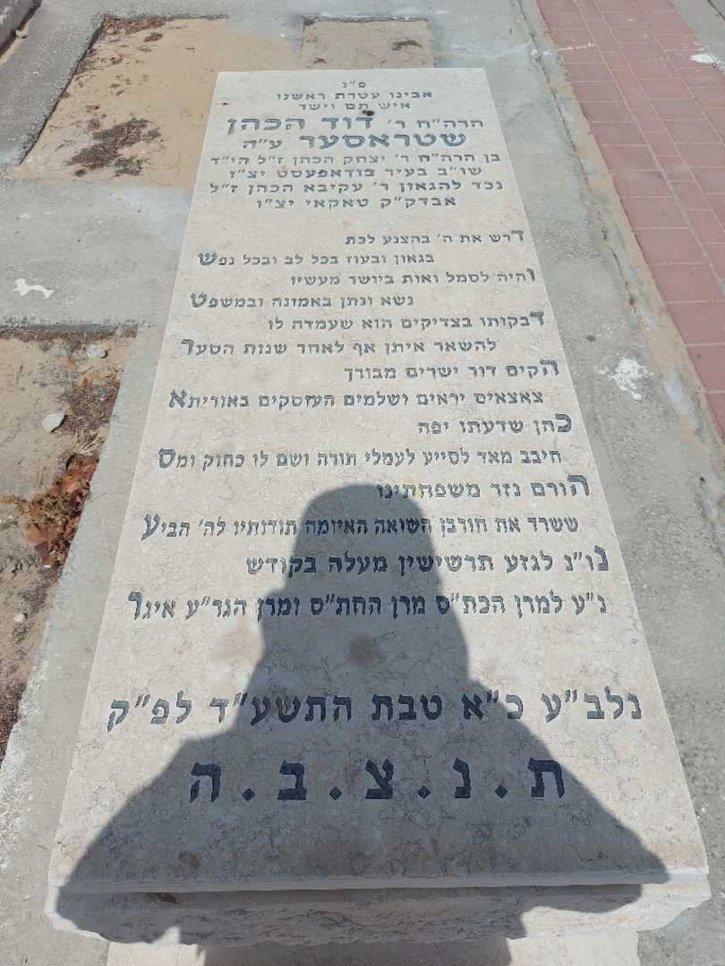 קברו של דוד הכהן שטראסער
