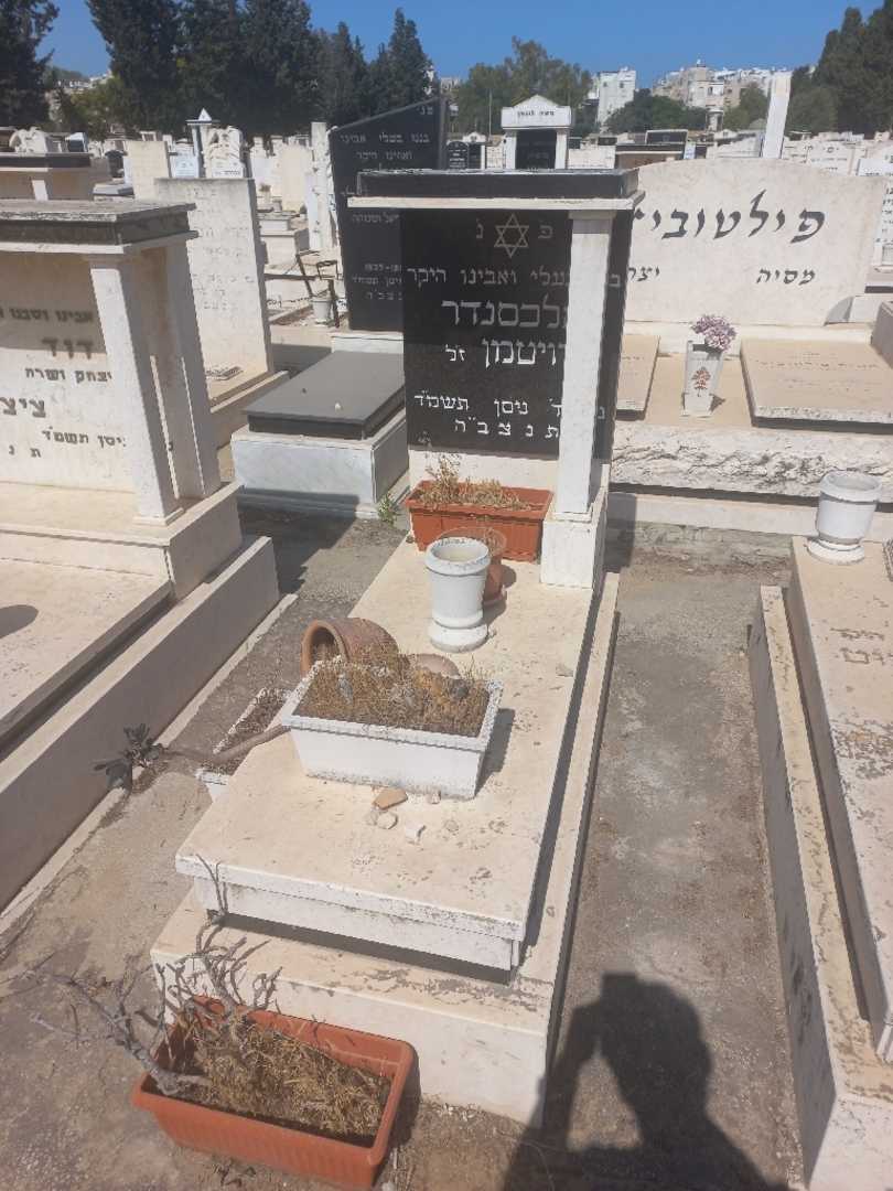 קברו של אלכסנדר רויטמן. תמונה 1