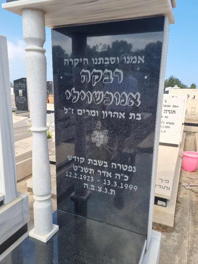 קברו של רבקה יאנוקשוילי. תמונה 2