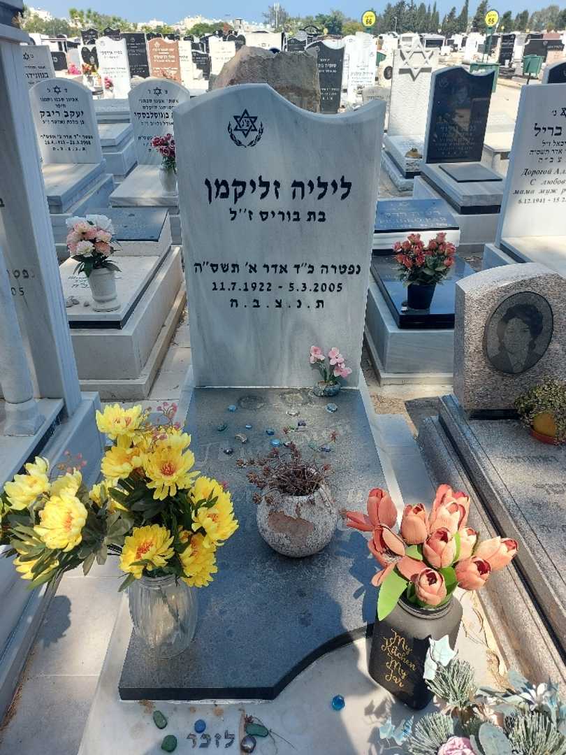קברו של ליליה זליקמן