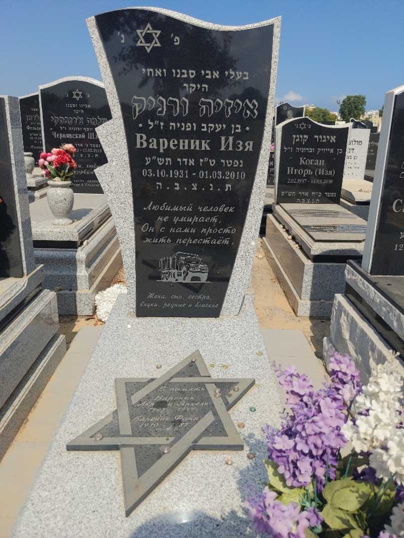 קברו של פניה ורניק. תמונה 1