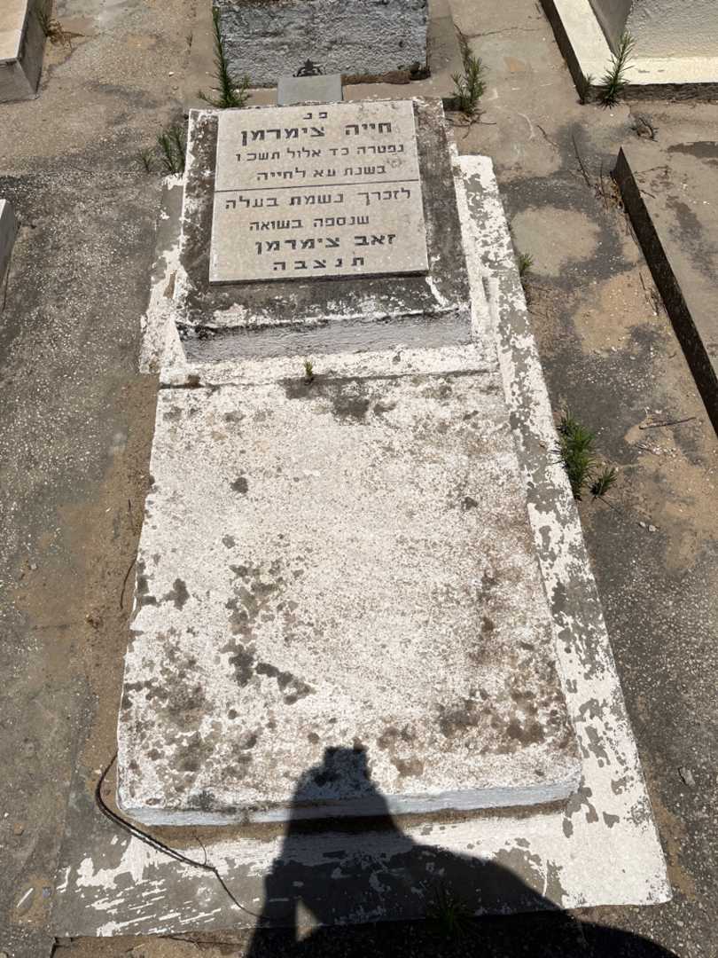 קברו של חייה צימרמן