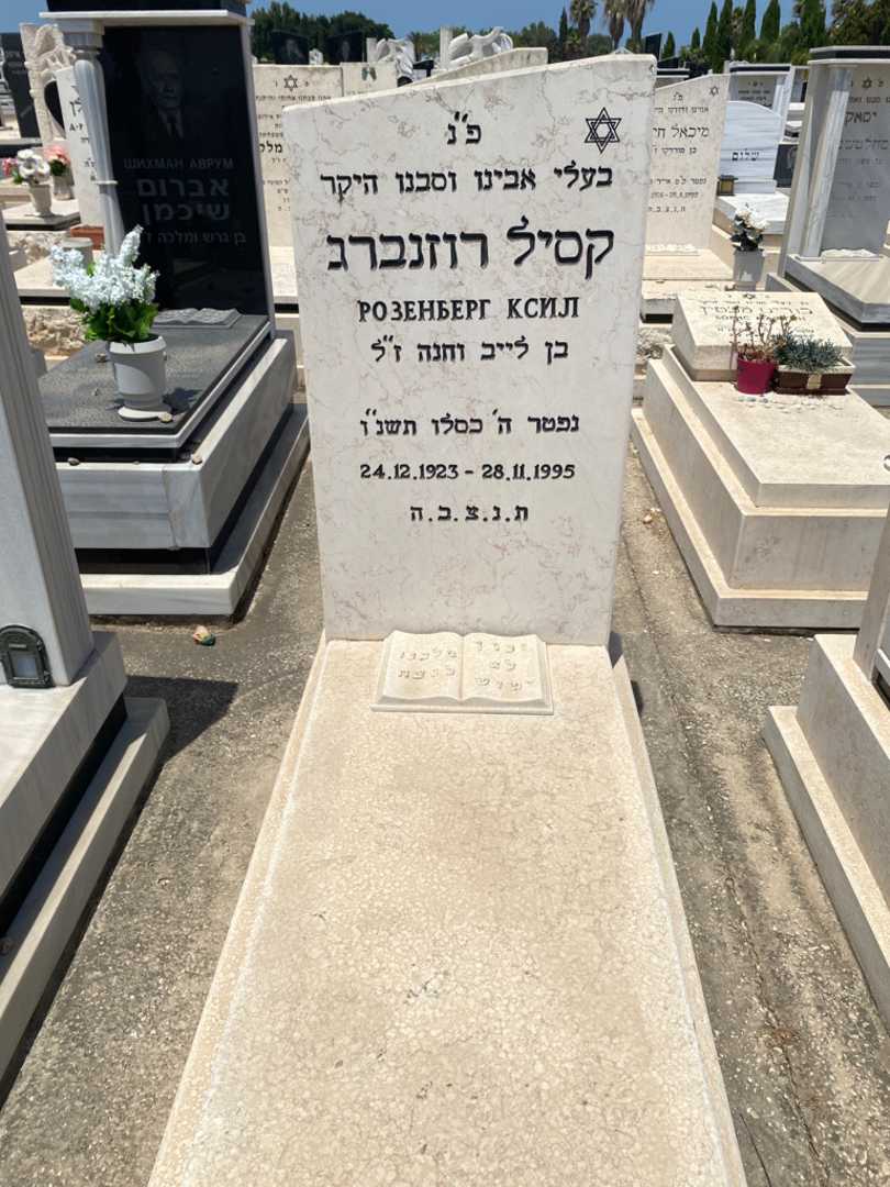 קברו של קסיל רוזנברג