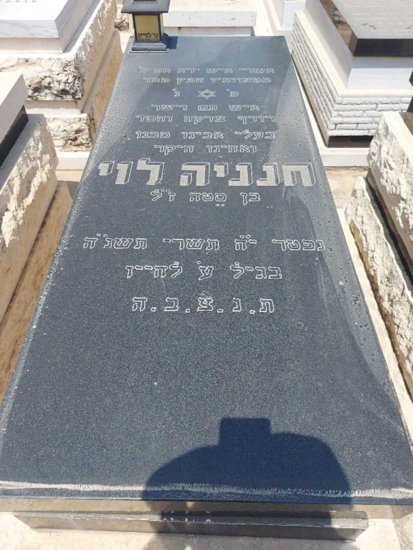 קברו של חנניה לוי