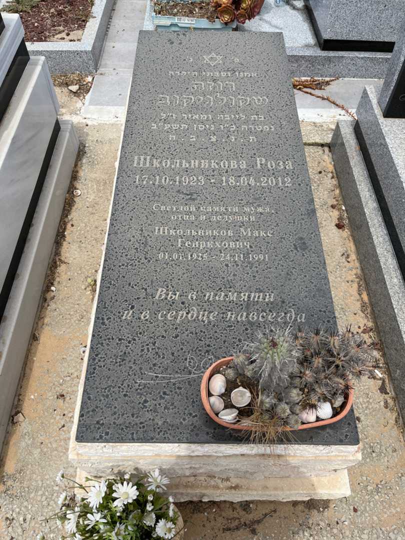 קברו של רוזה שקולניקוב