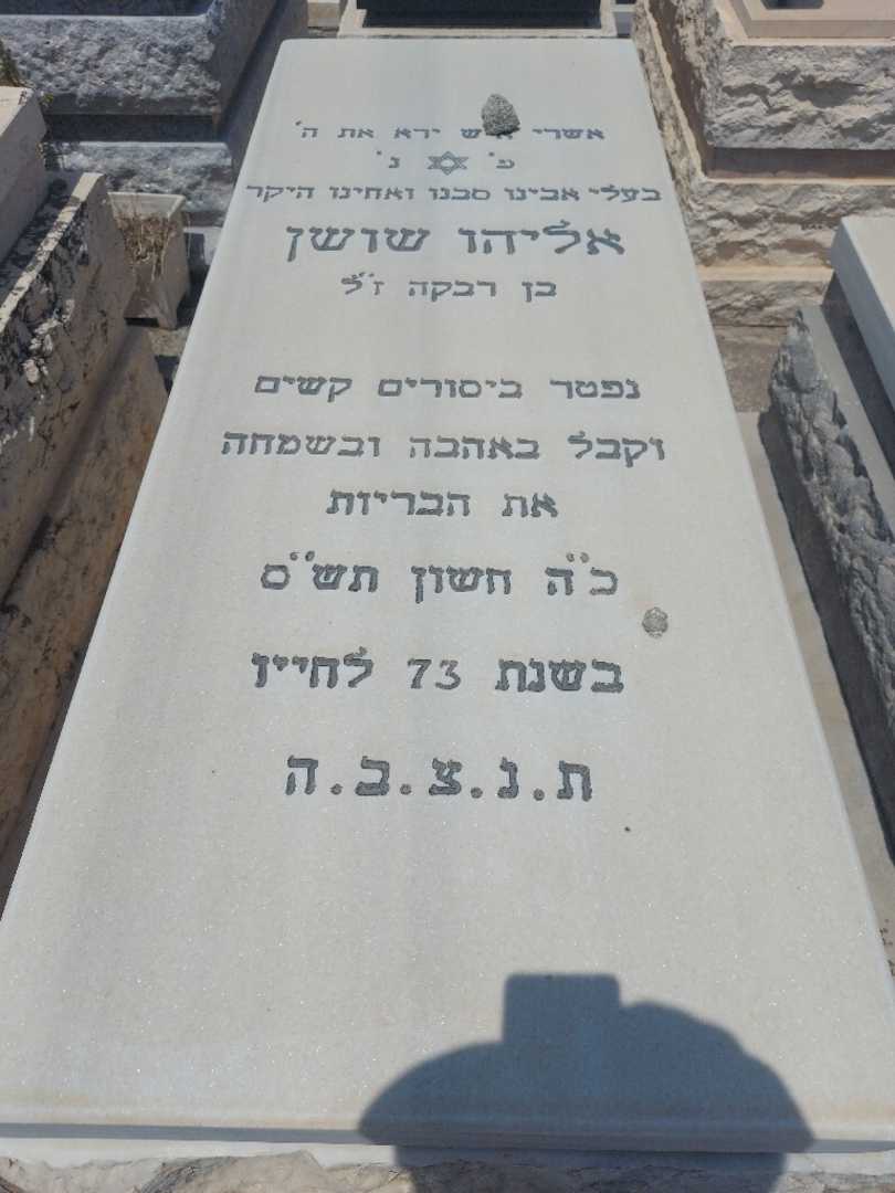 קברו של אליהו שושן