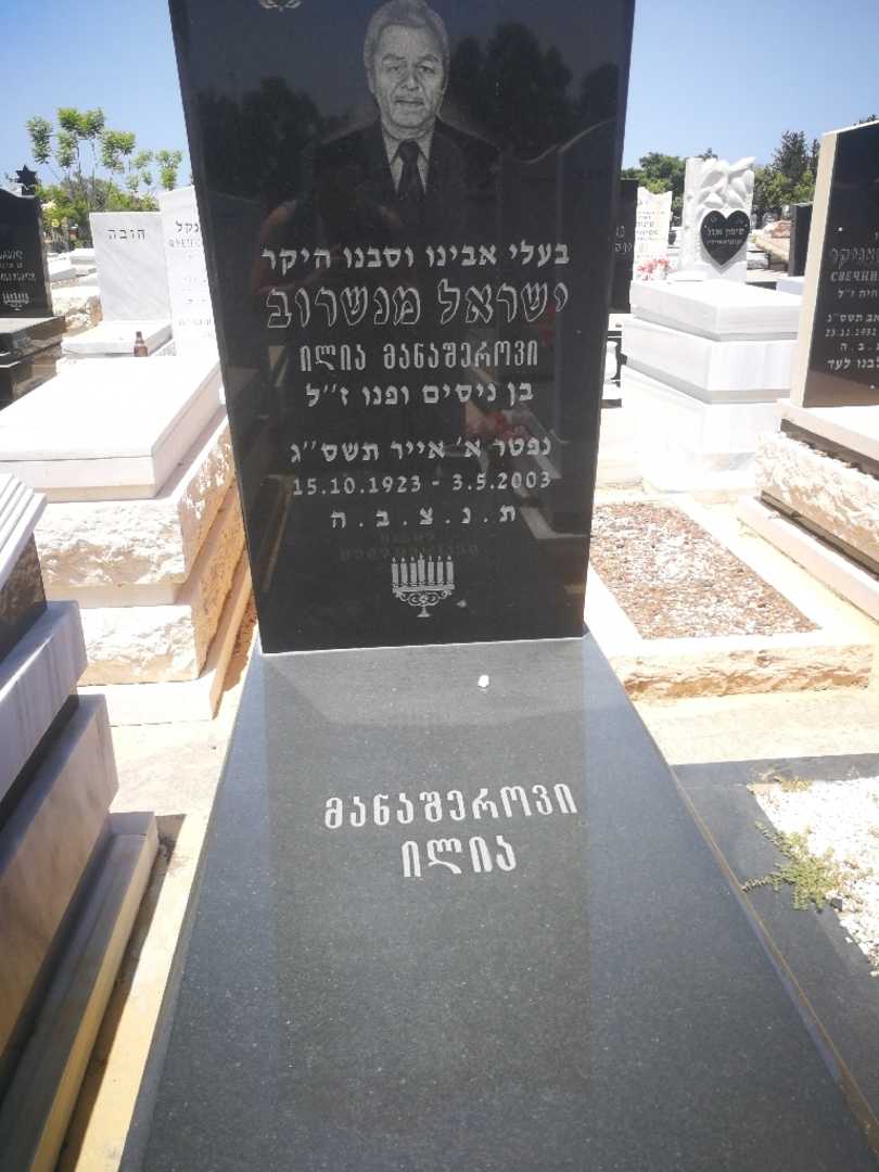 קברו של איליה מנשרוב