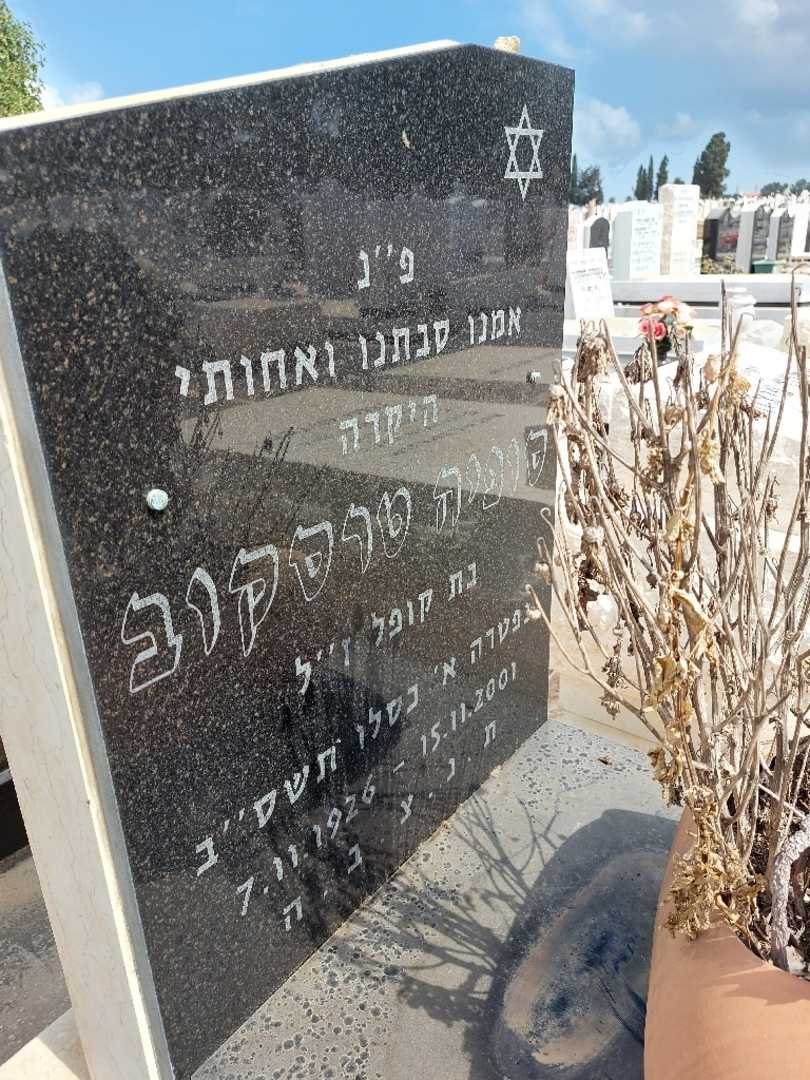קברו של סונה טרסקוב. תמונה 2