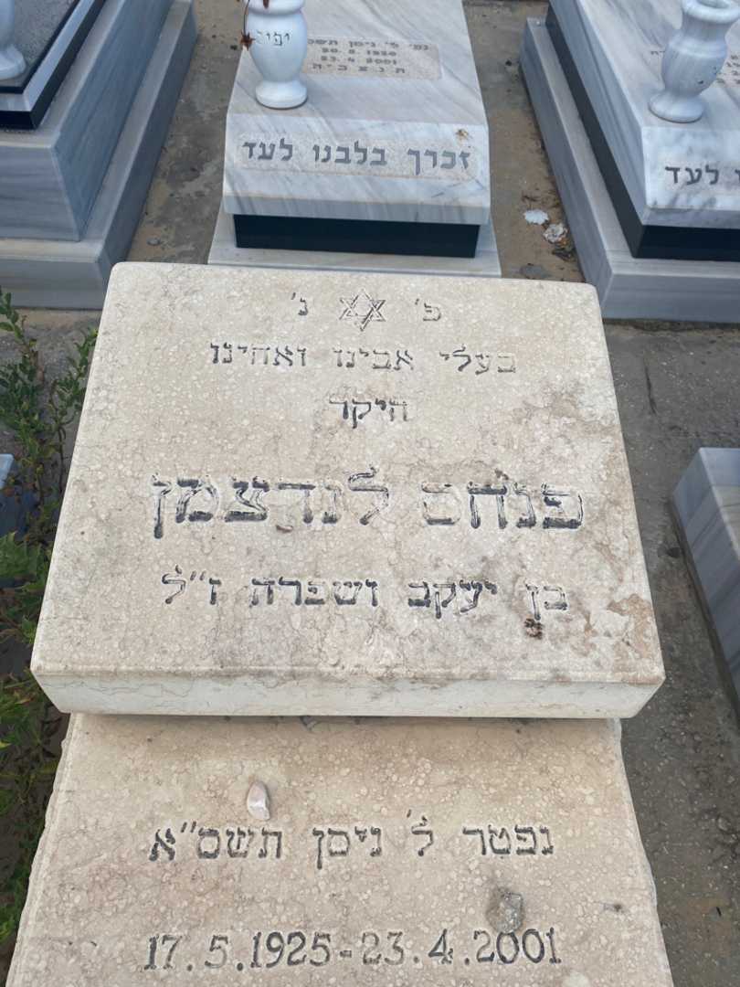 קברו של פנחס לנדצמן. תמונה 3
