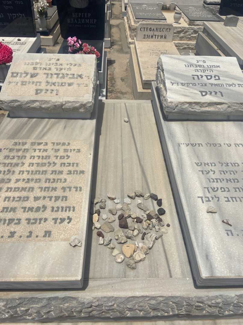 קברו של אביגדור שלום וייס. תמונה 1
