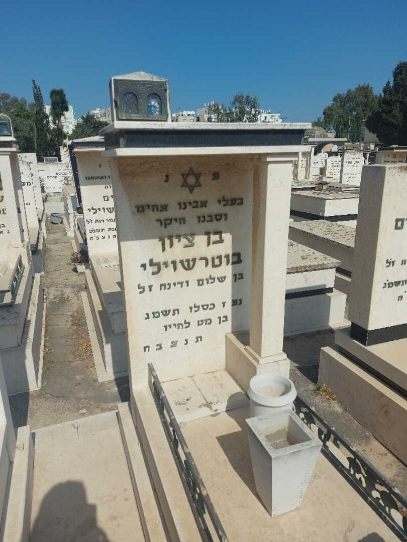 קברו של בן ציון בוטראשוילי. תמונה 2