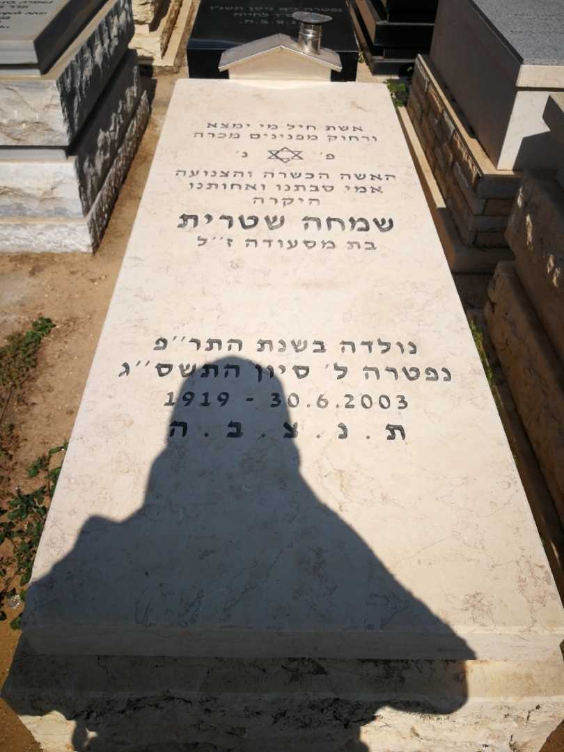 קברו של שמחה שיטרית