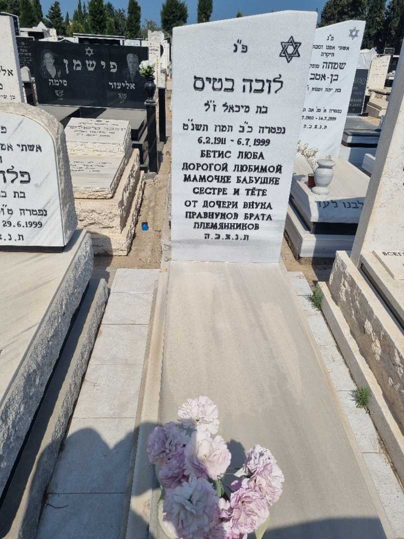 קברו של ליובוב בטיס