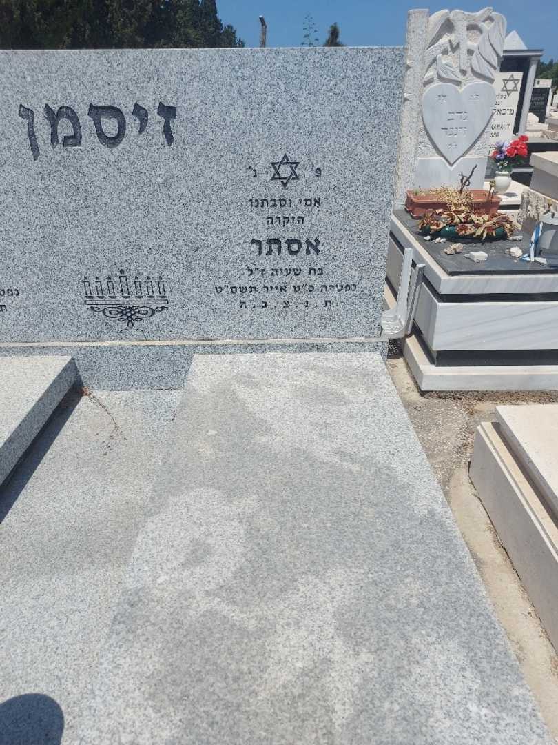 קברו של ארסטינה זיסמן. תמונה 1