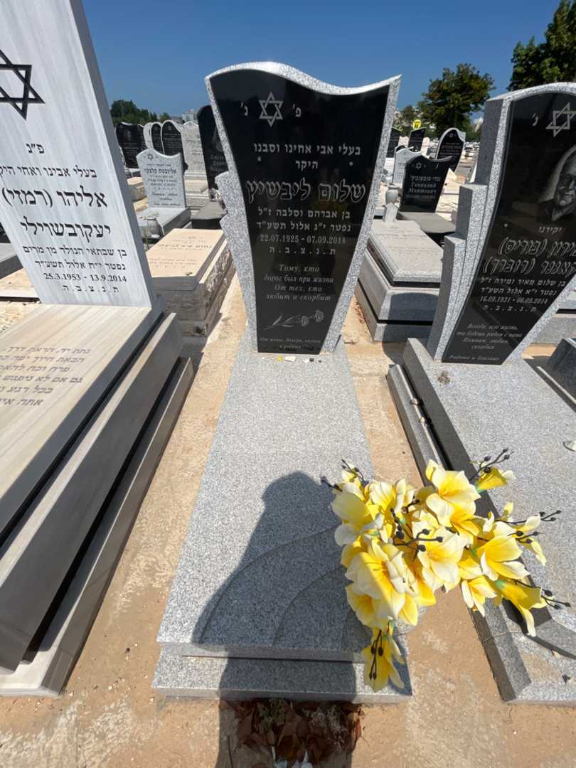 קברו של שלום ליבשיץ