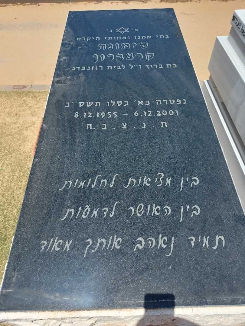 קברו של סימונה קרצברון