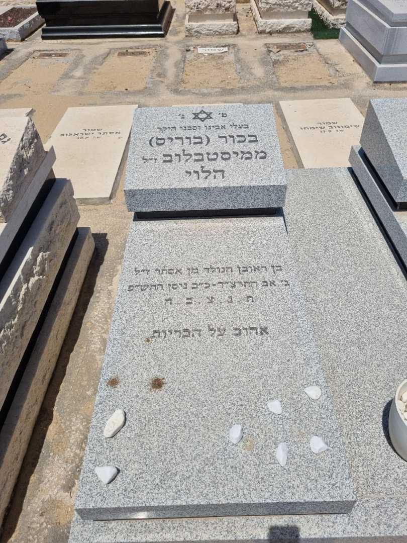 קברו של בכור בוריס ממיסטבלוב הלוי. תמונה 1