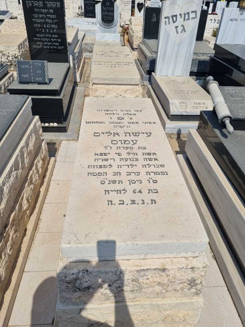 קברו של אליס עמוס