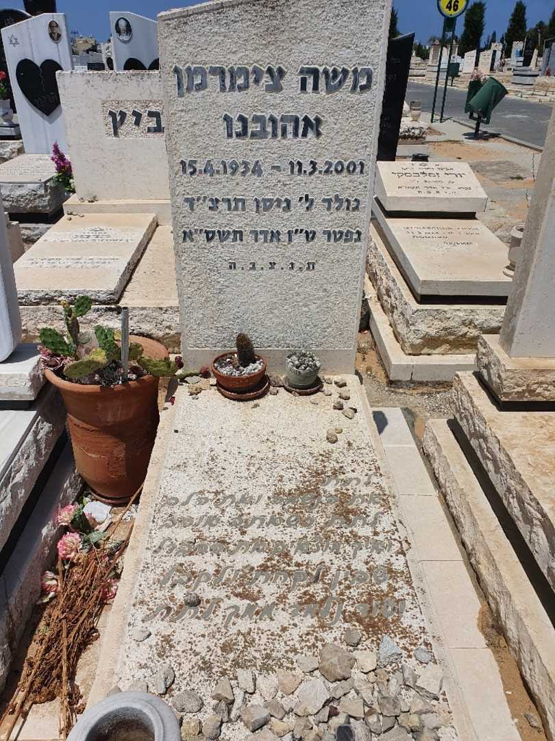 קברו של משה צימרמן