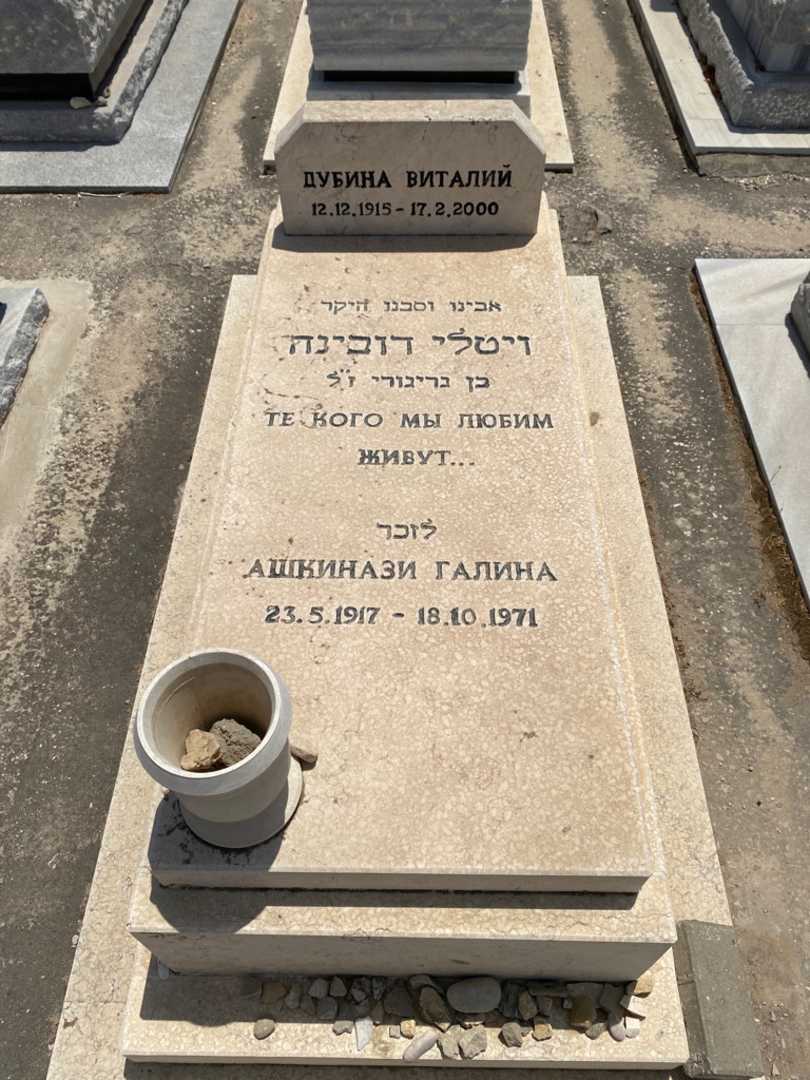 קברו של ויטלי דובינה