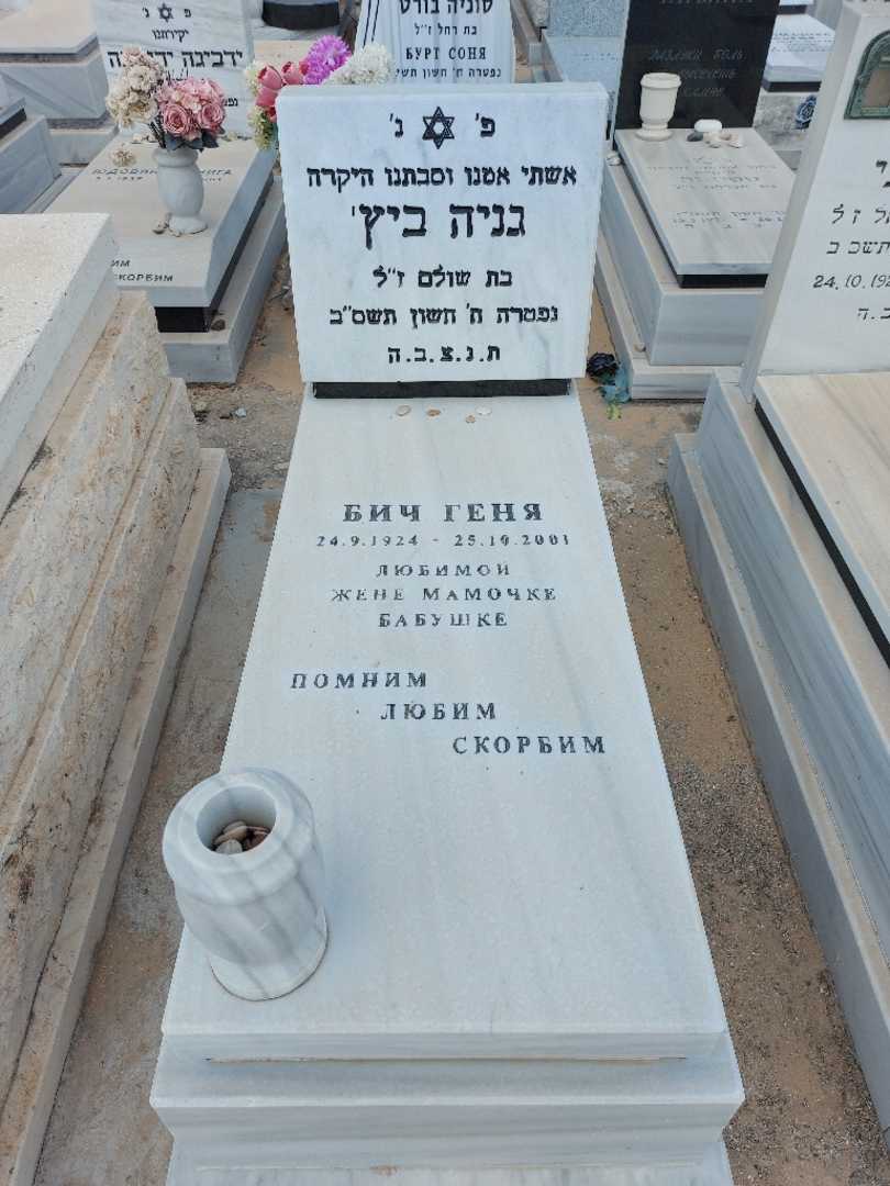 קברו של גניה ביץ'