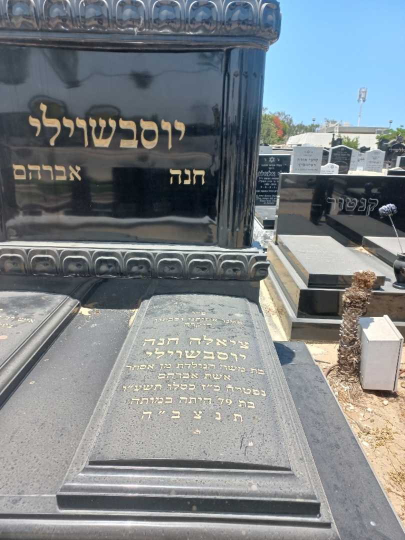 קברו של ציאלה חנה יוסבשוילי