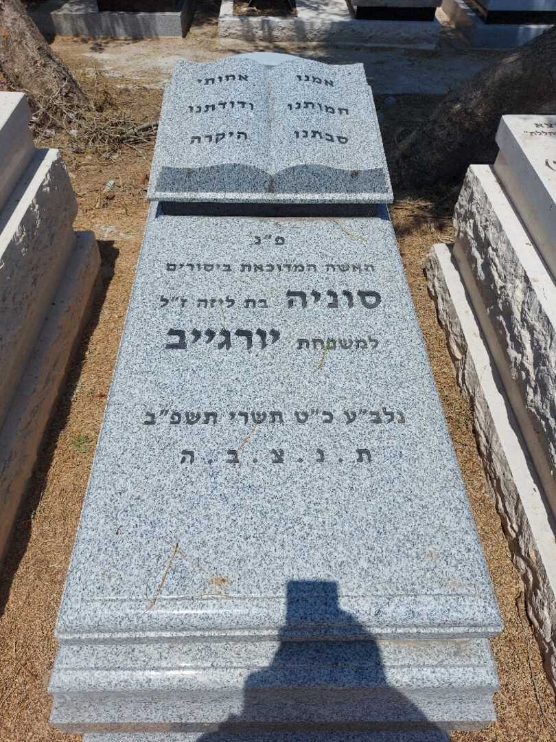 קברו של סוניה יורגייב