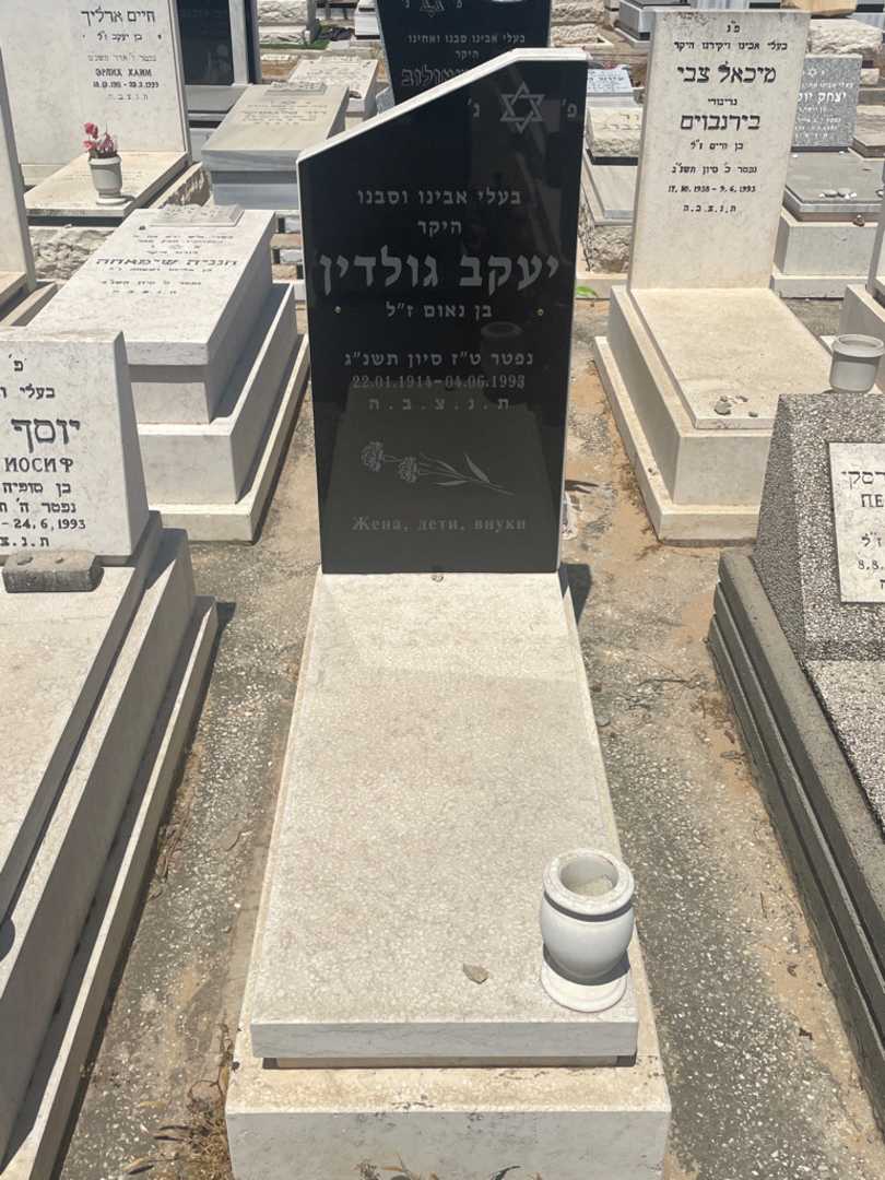 קברו של יעקב גולדין