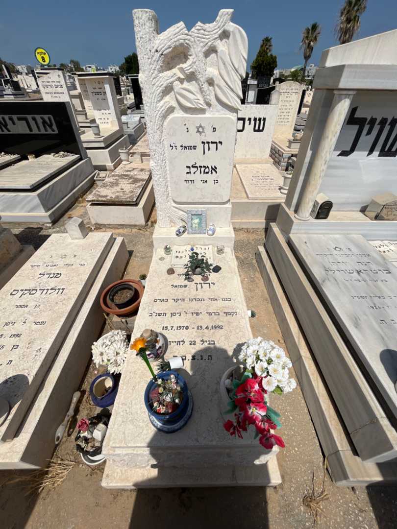קברו של ירון "שמואל" אמזלג