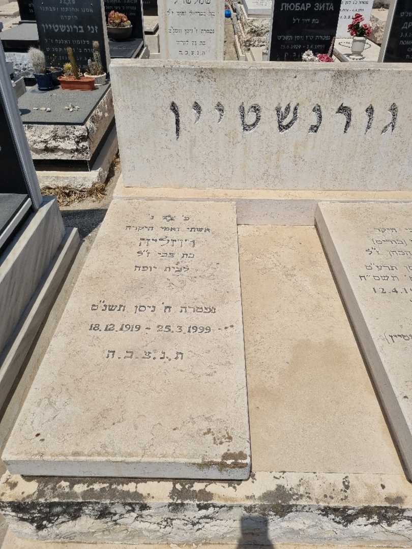 קברו של רוזליה גורנשטיין. תמונה 2